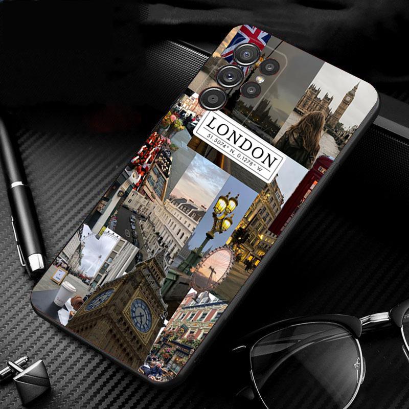 London aesthetics Phone Case For Samsung Galaxy S25 S24 S23 S22 S21 Ultra S24 S23 S22 S21 S25 Plus S24 S25 FE