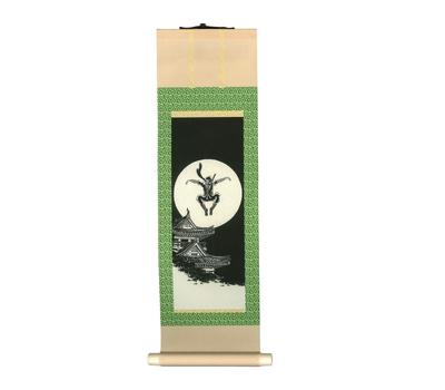Castle Enterprise Mini Hanging Scroll Shinobi - Nightless Castle (Length 30.2 X Width 9.3 Cm)