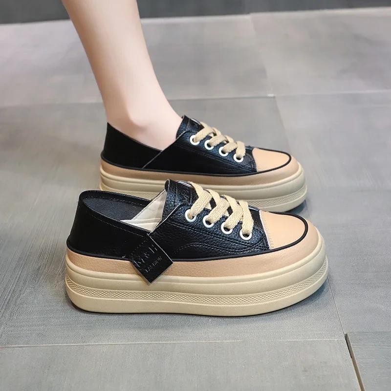 Trendy Sports Shoes for Women Autumn New Flat Bottomed Walking Designer Lace Up Casual Sports Running Travel Women's Shoes