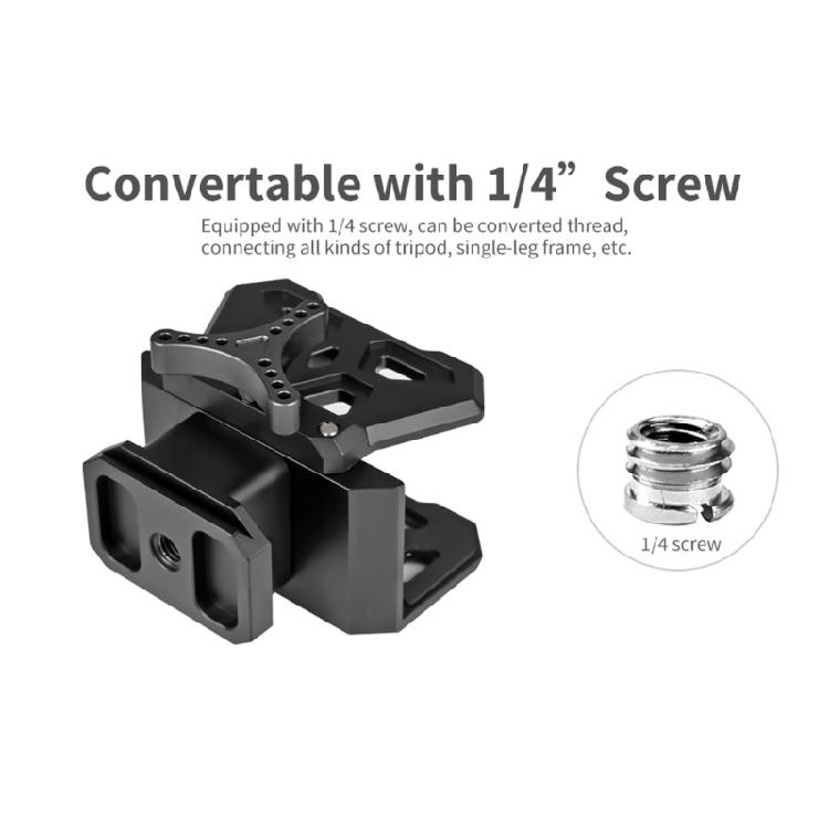 Hunting Tripod Head Clamp Wide Bipod Clamp Stand Display Cradles Holder Rifles Clamp Rest Saddles Outdoor Shoots