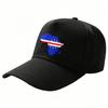 Streetwear Unisex Baumwoll-Baseballkappe Uni Kontinentkarte Afrika Ausgefüllt mit Flagge von Cabo Verde Niedliche Afrikanische Wurzelinsel Patriotische Papa-Mütze