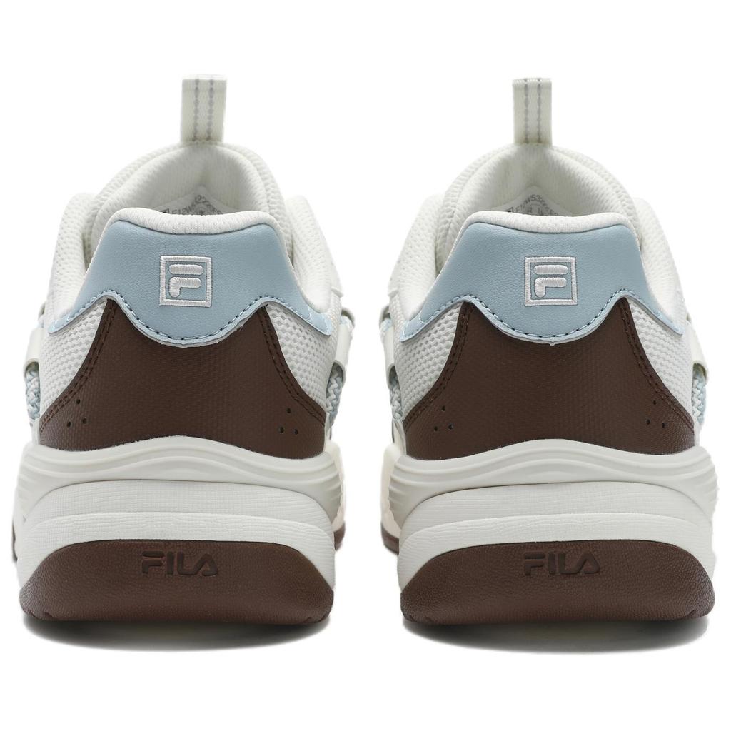FILA BOHO Rainbow Shoes Abrasion Resistant Breathable Low top Skateboard Shoes Women's White Brown F12W532220FSA