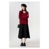 New Autumn and Winter Black V-neck Sweater for Women in Spring and Autumn with Long-sleeved Bottoming Shirt and Halterneck Knitted Top
