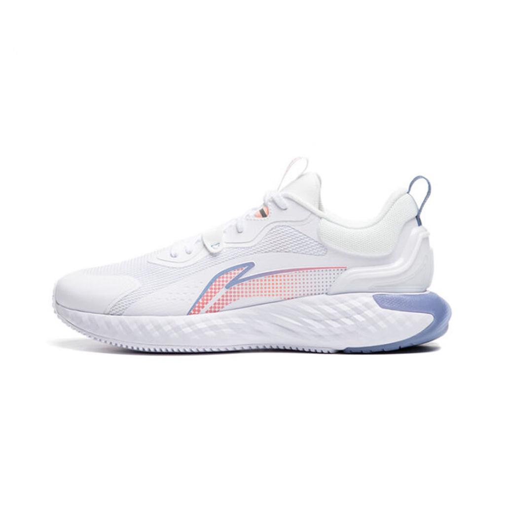 Li-Ning Comfortable Versatile Wear-Resistant Breathable Non-Slip Low-Top Casual Shoes Women Sneaker White AGLU188-2