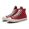 Converse 1970s Chuck Vintage Suede High Top Canvas Shoes Unisex Red and White