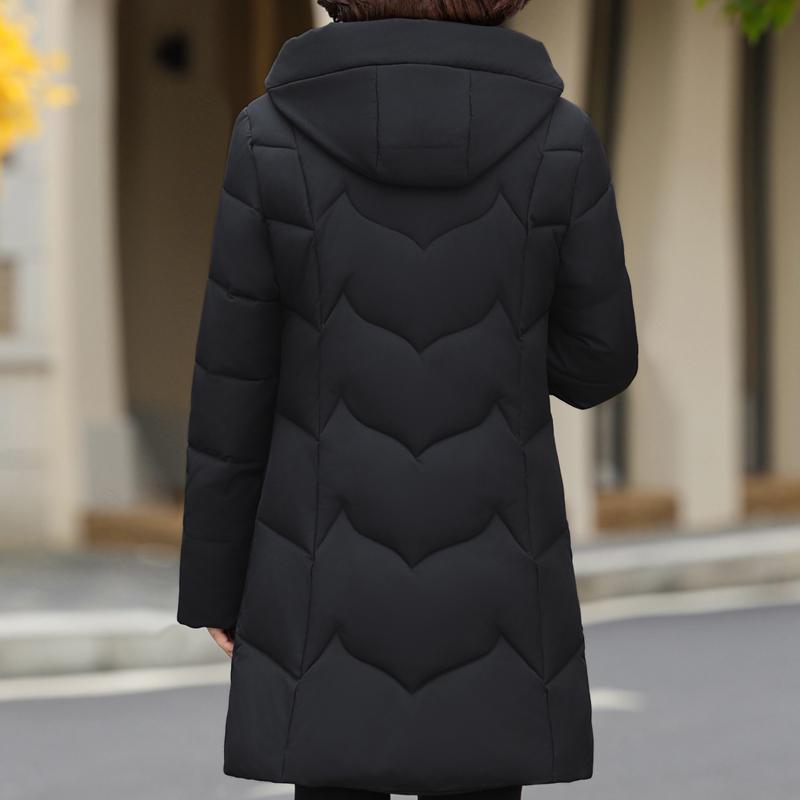 Plus Size XL-6XL Middle Age Women's Winter Jackets New In Coats Elegant Loose Thick Warm Long Parkas Female Outerwears