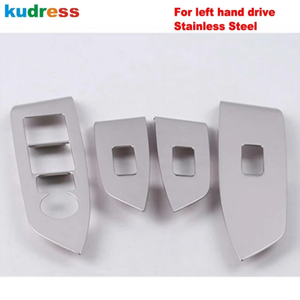 

For Mazda CX-5 KF CX-8 2017-2024 2025 Carbon Car Door Armrest Window Lift Switch Button Panel Cover Trim Interior Accessories Left Hand Drive 4