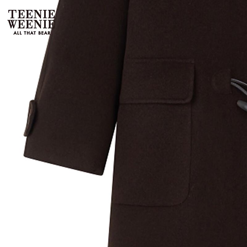 Teenie Weenie Women's Hooded Wool Blend Coat