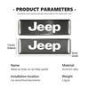 Car Trunk Body Sticker Aluminum Alloy Emblem Auto Stickers For Jeep Cherokee Wrangler JK Gladiator Compass Renegade Patriot AJT1