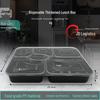 Jinmei Box King 1420ml 6-Compartment Disposable Lunch Boxes