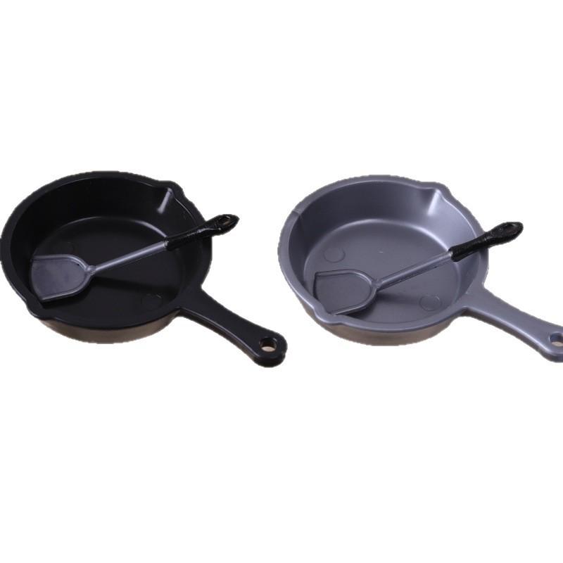 Miniature Dollhouse Kitchen Set: DIY Frying Pan and Spatula Props