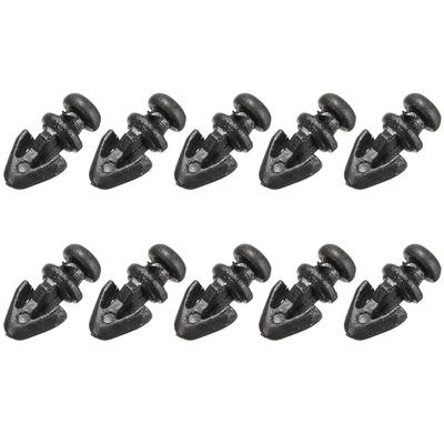 10Pcs Auto Fastener Clips Car Lower Weatherstrip Door Seal Sill Sealing Strip Clip Push Rivet Clips For Ford For Mondeo MK2/3/4