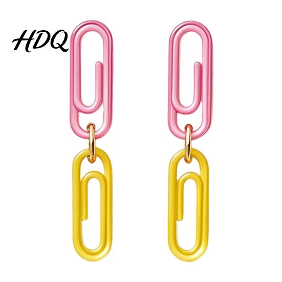 Youthful Look Fashion Accessories 1 Pair Teacher Earrings for Women Cute 2D Acrylic Crayon Pencil Backpack Stationery Themed Jewelry Teachers Number