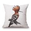 European Bee Eater Roller Bird Goldfinch Black Headed Bunting Kingfisher Drawing Print Decorative Cushion Cover Pillow Case