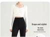 Petite Women's Black Micro-Flared High-Waisted Slimming Pants - New Spring 2025 Style
