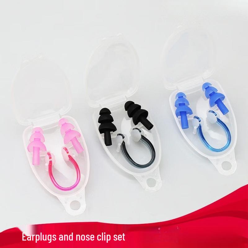 Swimming Nose Clip and Earplug Set