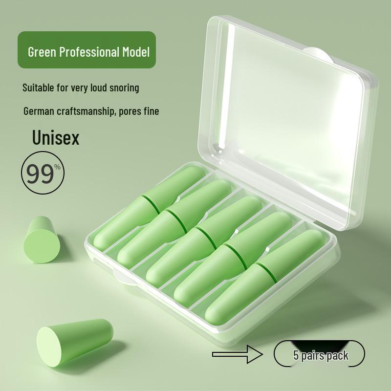 Soundproof Sleep Earplugs - 10-Piece Noise Reduction Set