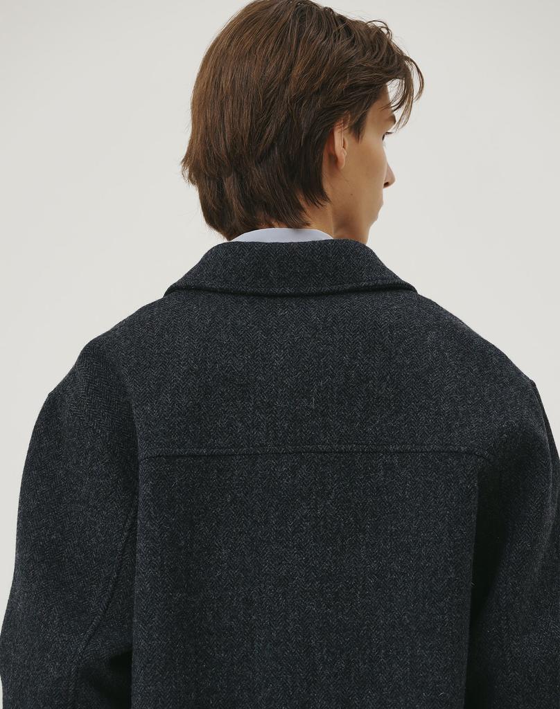 Giemar Wool Blouson Blue