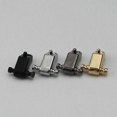 2 Pcs Electric Guitar Roller String Trees String Retainers Chromegoldblackbn