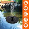 13/18cm Solar Fountain Pump Bird Bath Fountain Garden Outdoor Water Pool Pond Floating Decor With 6 Nozzles Solar Waterfall