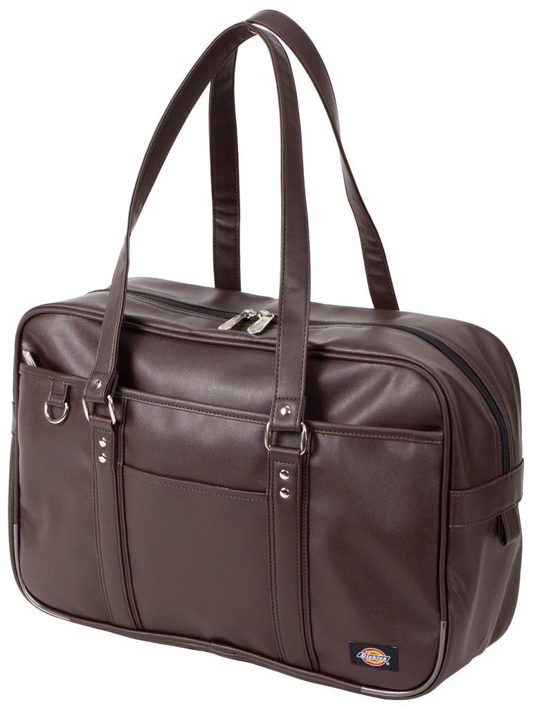 Dickies Synthetic Leather School Bag DK-G01 (Brown)