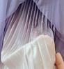 Women's Starry Sky Gradient Pleated Mesh Skirt 2026: Fashionable Slimming Long Skirt with Large Hem