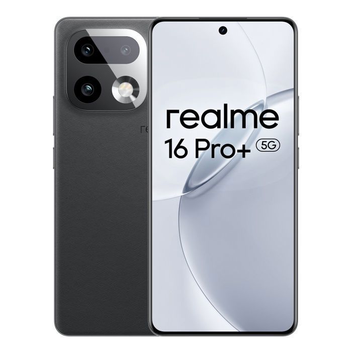 Smartphone Realme 16 Pro Plus 5G Gris 12Go Ram 512Go 200MP 7000mAh 80W IP69 AMOLED 6500nits Snapdragon 7 Gen4 - Very Good Condition