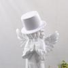 DIY Bare Doll Hat 9cm Mini Top Hat Unfinished EVA Oil Cloth Base For Accessories And Party Decors