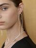 Love Me Monster Shining Pearl Lace Earrings (L253Mer040)