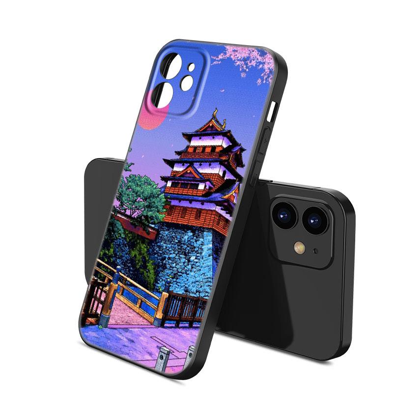 Japanese Style Art Phone Case For iPhone Samsung Galaxy Redmi Xiaomi Oppo OnePlus Note S A 7 8 9 10 11 12 13 14 20 21 22 23 53 54 Pro Max Plus Ultra