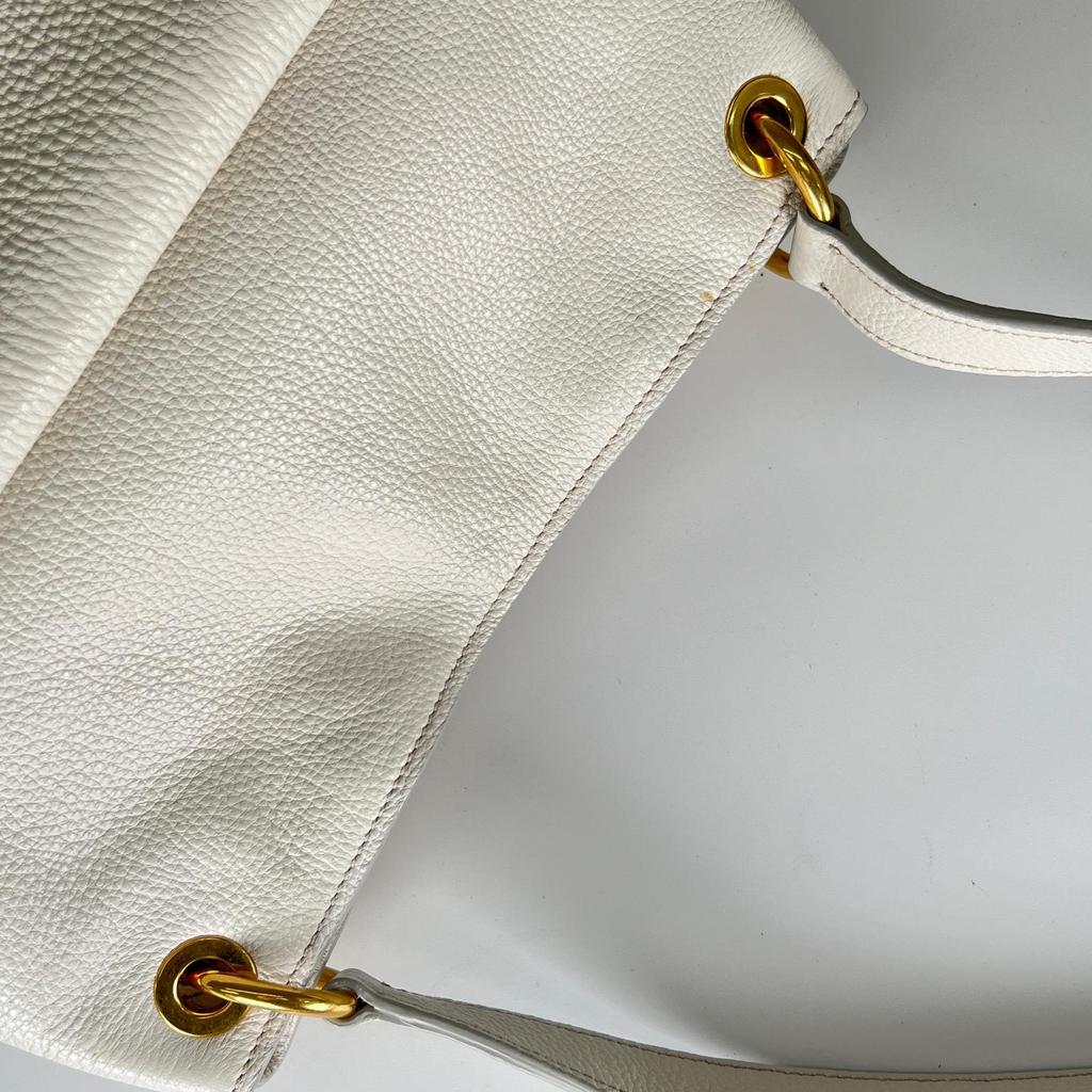 MIUMIU 5BC001 Shoulder Bag white Women used