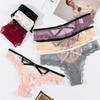 Lace Hollow Sexy European & American Style Triangle Underwear – Solid Color, Pure Desire Design.
