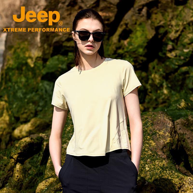 JEEP Men s Cool & Quick-Dry Round Neck T-Shirt M