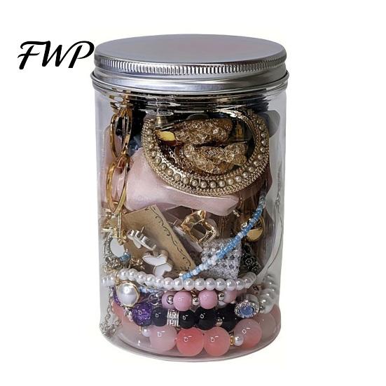 Build Your Own Jewelry Collection Mystery Jar for Women, Vintage Surprise Set, Random Trendy Multi-style Pack Mixed Box with Necklaces, Earrings,