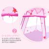 Foldable Kids' Castle Tent with Ball Pit, Indoor Play Tent, One-Touch Tent for Girls and Boys, Tent House with Storage Bag, Suitable for Indoor and Ou