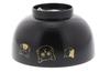 Ishida Made in Dishwasher and Microwave Cat 10 x 10 x 6 cm Children's Bowl, Japan, Safe, Design, Black, Dimensions