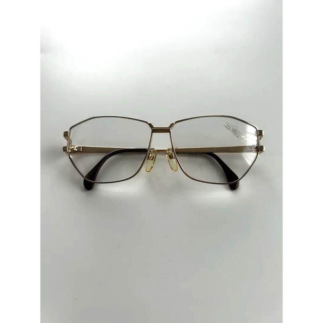 Used Silhouette glasses frame gold NO.280
