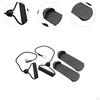 2 Pieces Stair Stepper Pedals Elliptical Machine Foot Accessories with Pull Ropes for Gym