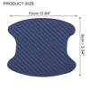 X AUTOHAUX Auto Türschüssel Griff Aufkleber Schutzfolie Kratzschutz Universal Kohlefaser Muster Blau 4 Stück