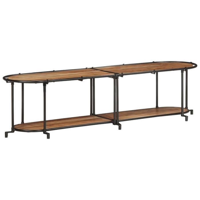 VidaXL TV Cabinet 160x42x40 Cm Solid Acacia Wood, TV Bench, Hi-fi Cabinet, TV Console, TV Sideboard, Multimedia Cabinet, Cupboard 4013492