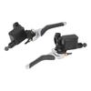 Pair Motorcycle Left Right Brake Handle Lever with Oil Can Aluminum Alloy CNC Replacement for YQ50 Aerox 1997‑2013
