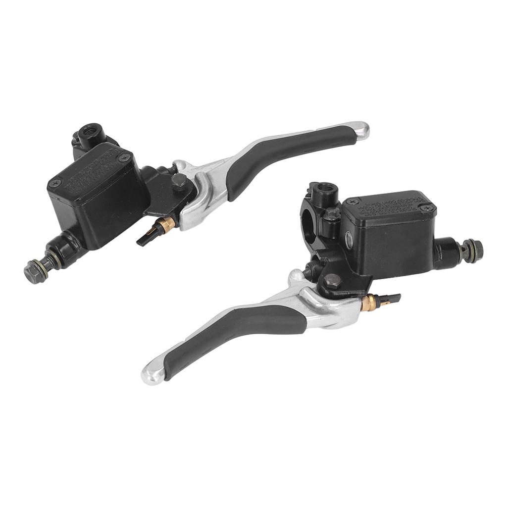 Pair Motorcycle Left Right Brake Handle Lever with Oil Can Aluminum Alloy CNC Replacement for YQ50 Aerox 1997‑2013