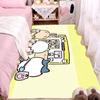 Kawaii Anime Area Rug, plush easytoclean Carpet, Bedroom Dorm Decor JMD01 60x40cm