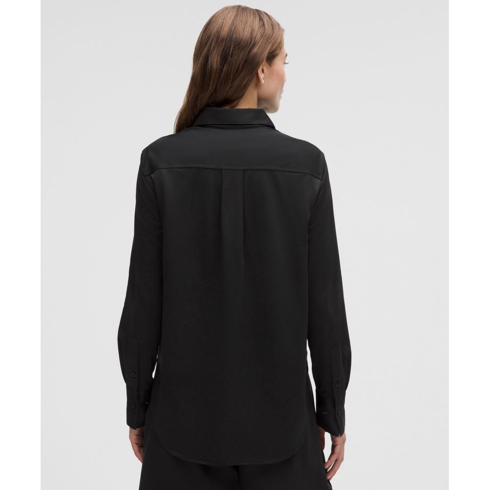 Lululemon Knit Relaxed Fit Overshirt Black