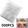 Disposable Elastic Food Covers 500Pcs Colorful Plastic Fresh Keeping Lids for Home Kitchen Leftovers Storage