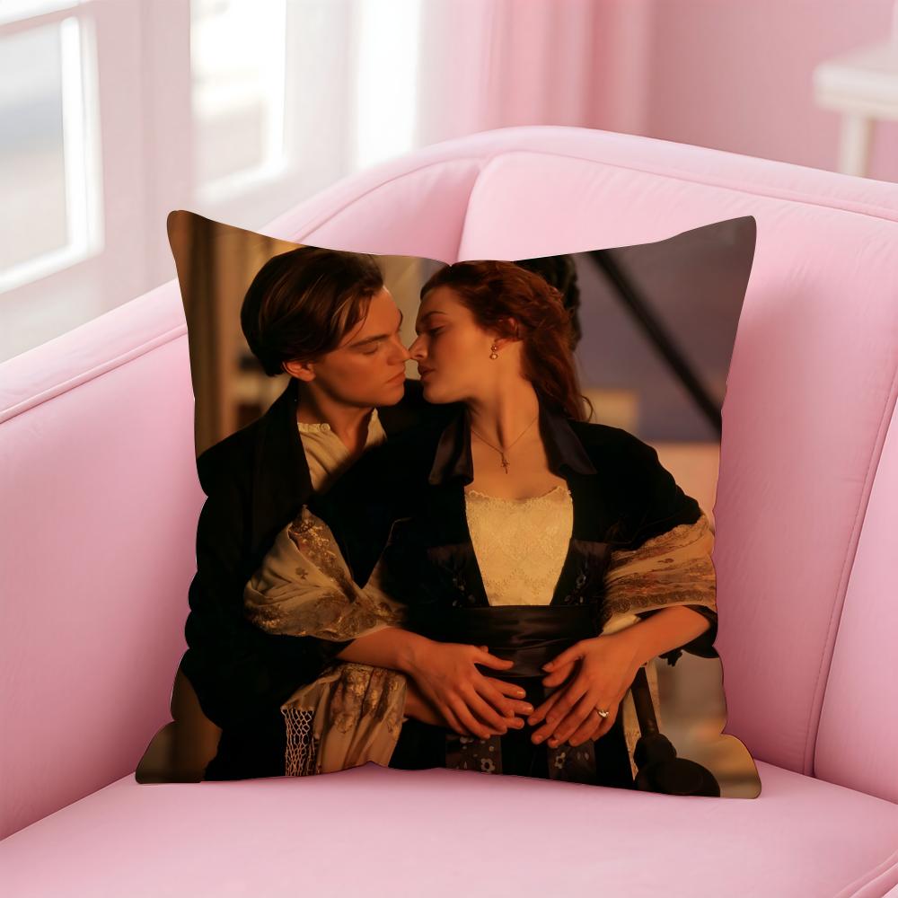 T-Titanics Classic Cushion Cover Comfortable Reversible Pillow Cover Ideal For Car Sofa Bedroom & Beyond