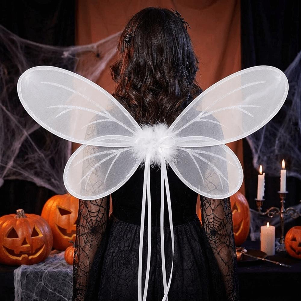 Fantasy Elf Wings Costume Handmade Dragonfly Elf Wings Fairy Butterfly Wings  Stage Performance