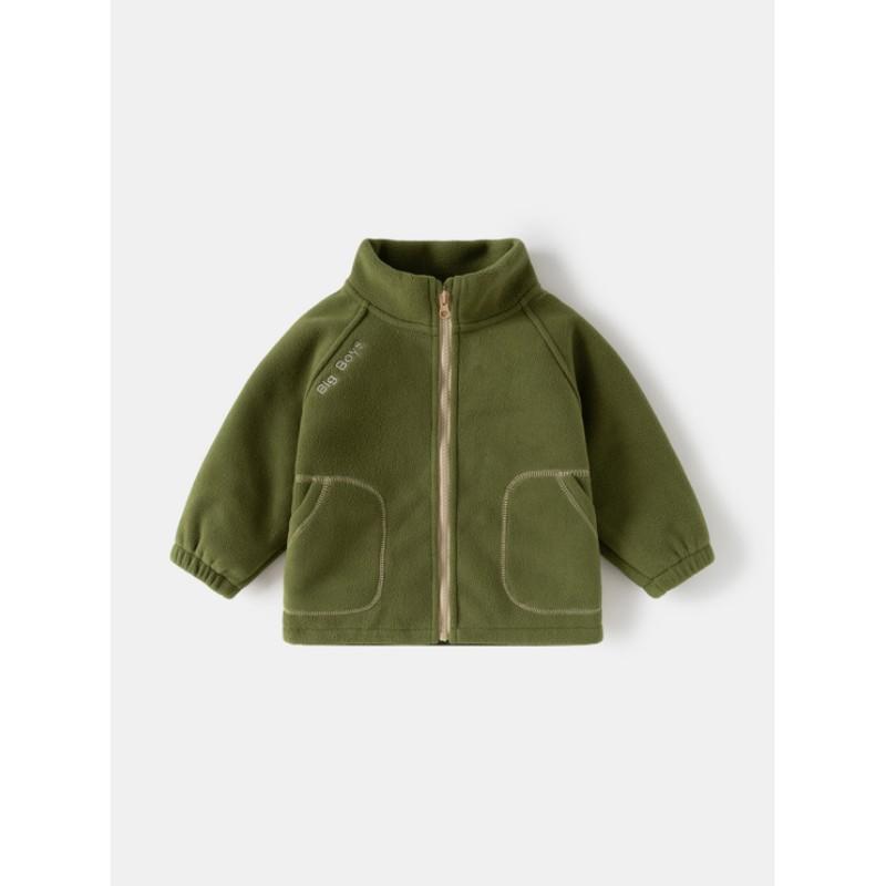 Baby Boys Autumn/Winter Fleece Jacket Casual Warm Outerwear