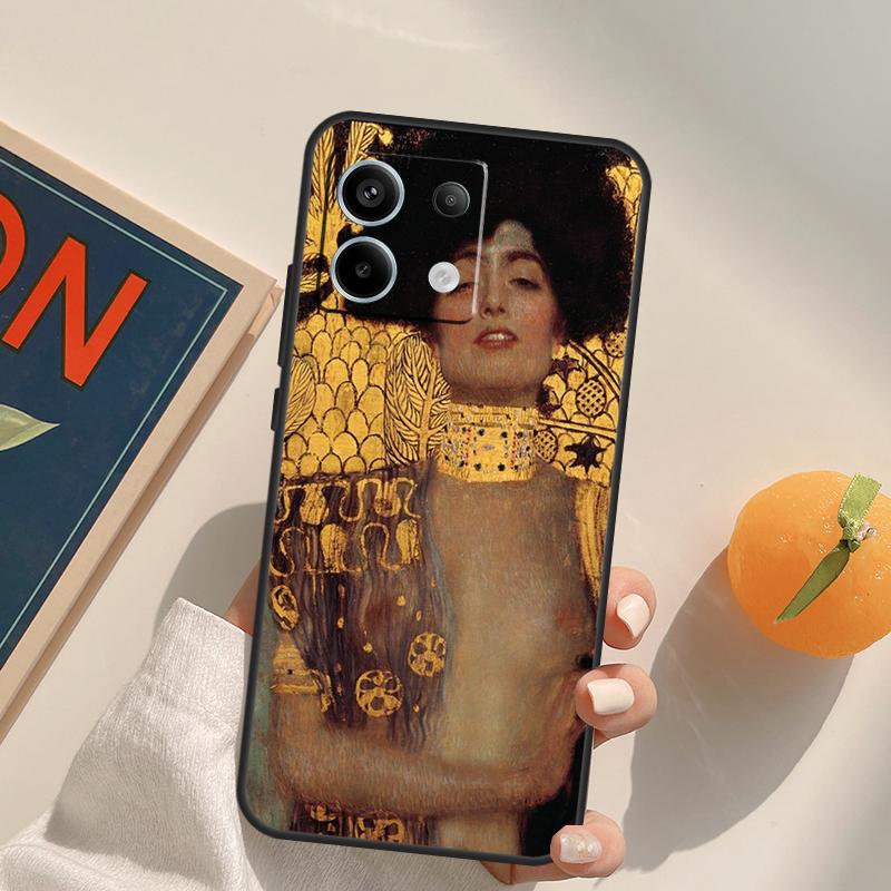 Kiss by Gustav Klimt Funda For Xiaomi Redmi Note 9 10 11 12 13 14 Pro 9S 10S 11S 12S Redmi 13C 10C 12C 14C Case