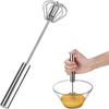 Upgraded Egg Whisk Hand Push Semi Automatic Whisk Durable Rotary Whisk Blender  Baking